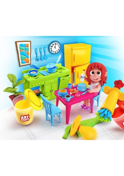 03658 Dede Mutfak Oyun Hamur Seti 280 gr Kız Erkek Çocuk Oyuncak Eğitici Oyuncaklar fiyatları