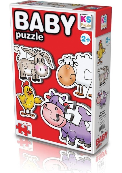 12002 Ks, Baby Puzzle Farm Kız Erkek Çocuk Oyuncak Eğitici Oyuncaklar