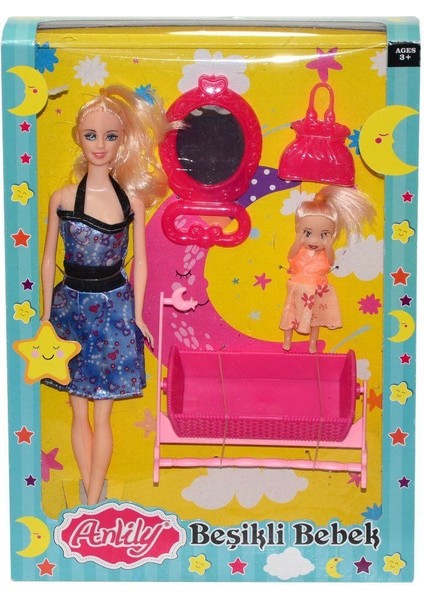 02411 Oydaş, Anlily Beşikli Bebek / +3 Yaş Kız Erkek Çocuk Oyuncak Eğitici Oyuncaklar fiyatları
