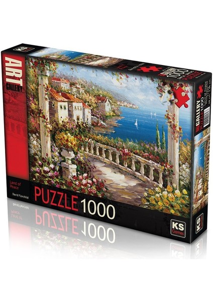 Ks Puzzle 1000 Parça Land Of Peace Barış Ülkesi Kız Erkek Çocuk Oyuncak Eğitici Oyuncaklar