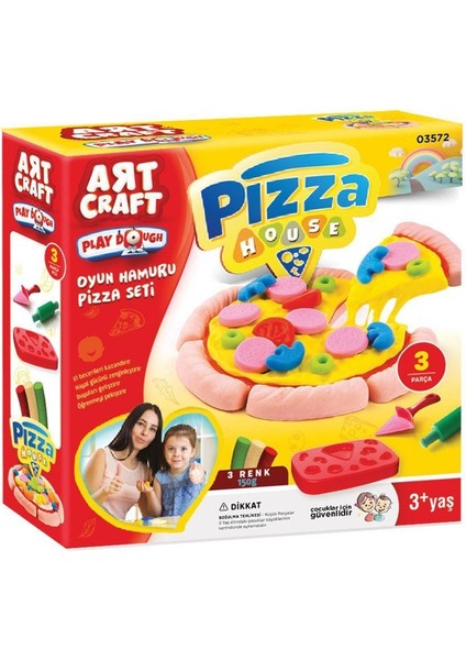 03572 Dede, Pizza Seti Oyun Hamuru 150 gr / +3 Yaş Kız Erkek Çocuk Oyuncak Eğitici Oyuncaklar fiyatları