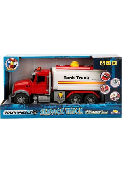 Maxx Wheels Sesli ve Işıklı Itfaiye Araçları Kız Erkek Çocuk Oyuncak Eğitici Oyuncaklar