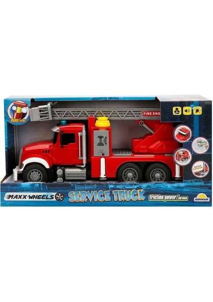 Maxx Wheels Sesli ve Işıklı Itfaiye Araçları Kız Erkek Çocuk Oyuncak Eğitici Oyuncaklar fiyatları