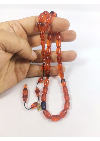 Ayhan Turan Usta Eseri Şeffaf Delim Çift Kat Cilalı Halkalı Imame Ateş-I Kehribar Sertifikalı 8641 indirimleri