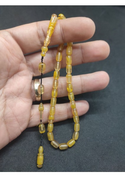 Serdal Akdeniz Usta Eseri Çift Kat Cilalı Bilek Boy (Küçük Boy) Sıkma Kehribar Sertifikalı 8623 fiyatları