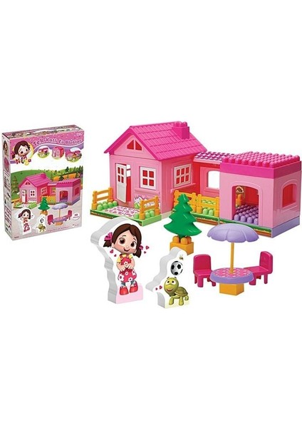 Dede Niloya Tek Katlı Ev Bloklar Kız Erkek Çocuk Oyuncak Eğitici Oyuncaklar fiyatları