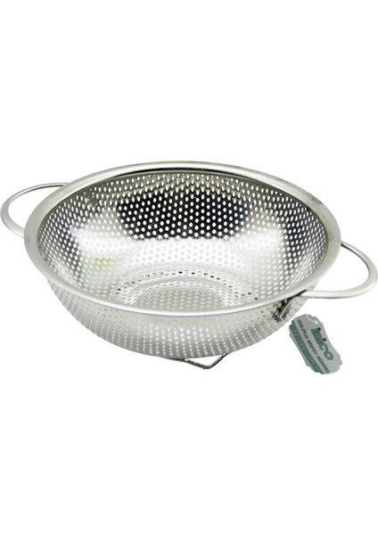 19cm Metal Kulplu Çelik Sepet Süzgeç İnce Tel Ayaklı (4915)