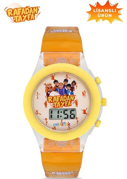 Miniflak Lisanslı Rafadan Tayfa RF7210 Sarı Işıklı Çocuk Kol Saati - LSE-RF7210 Kız Erkek Çocuk Oyun fiyatları