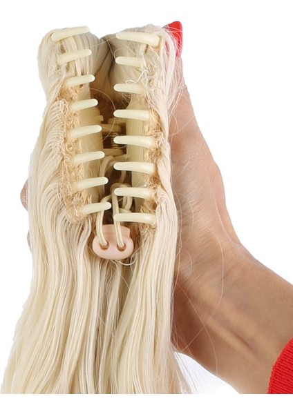 Tokalı Kabarık Dalgalı At Kuyruğu / Platin indirimleri