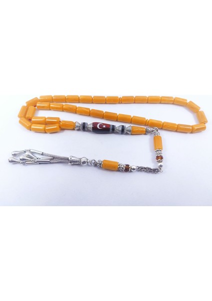 Şevket Alkan Usta Eseri Gümüş Nakkaşlı Fransız Galalit Sertfikalı 8675