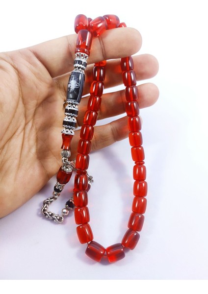 Şevket Alkan Usta Eseri Gümüş Nakkaşlı Alman Zar Kehribar Sertfikalı 8670 fırsatları