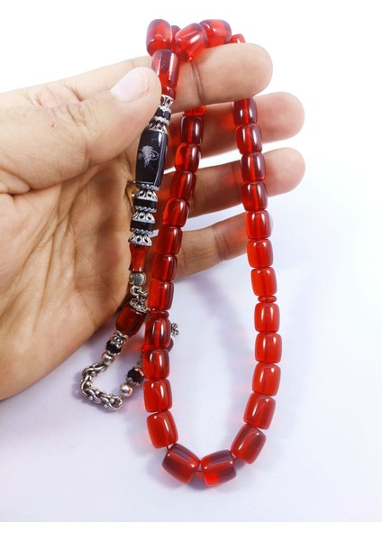 Şevket Alkan Usta Eseri Gümüş Nakkaşlı Alman Zar Kehribar Sertfikalı 8670 indirimleri