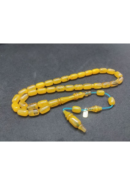 Ayhan Turan Usta Eseri Şeffaf Delim Halkalı Imame Sıkma Kehribar Kehribar Sertifikalı 8630 fiyatları