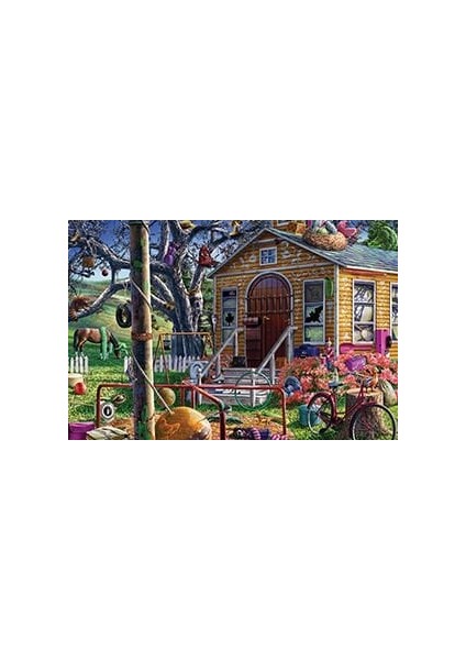 Ks Puzzle 1000 Parça Lonely House Yalnız Ev Kız Erkek Çocuk Oyuncak Eğitici Oyuncaklar fiyatları