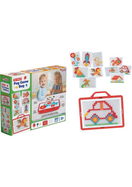 Arkadaşım Çivi Oyunu Çanta Kız Erkek Çocuk Oyuncak Eğitici Oyuncaklar