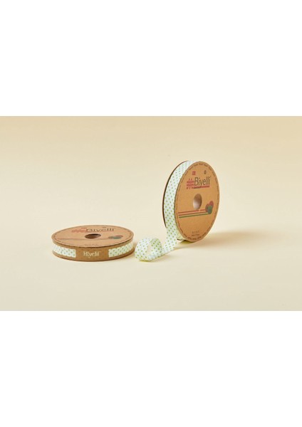 Biye Puanlı Katlı B05 Yeşil 2 cm 25 Metre %65 %35 Polyester