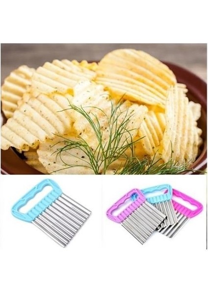 Pratik Kolay Patates Meyve ve Sebze Dilimleyici Doğrama Bıçağı