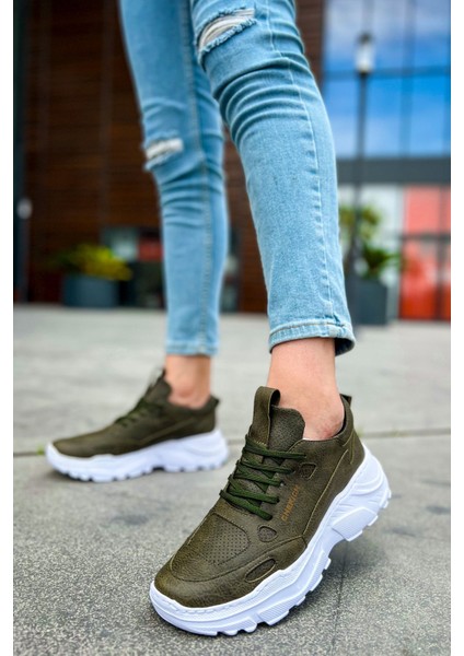 CH089 - Cbt Low Top Lace Up Erkek Ayakkabı Hakı fiyatları