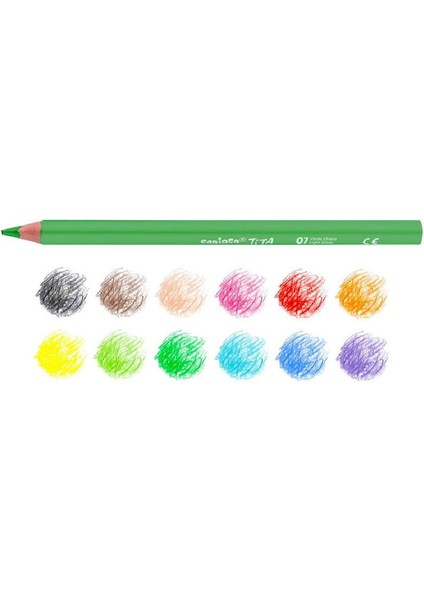 Carioca Jumbo 12'li Üçgen Kuru Boya Kalemi 42791 Kız Erkek Çocuk Oyuncak Eğitici Oyuncaklar fiyatları