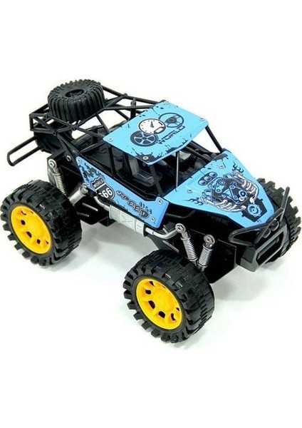 Rock Crawler Metal Büyük Sürtmeli Arazi Aracı Mavi Kız Erkek Çocuk Oyuncak Eğitici Oyuncaklar