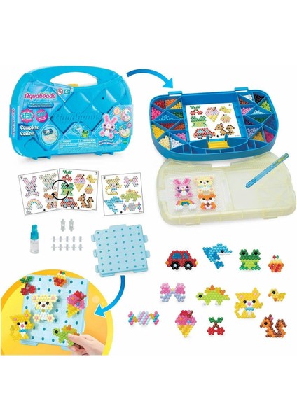 31912 Aquabeads Çantalı Başlangıç Seti 900 Parça +4 Yaş Kız Erkek Çocuk Oyuncak Eğitici Oyuncaklar fiyatları