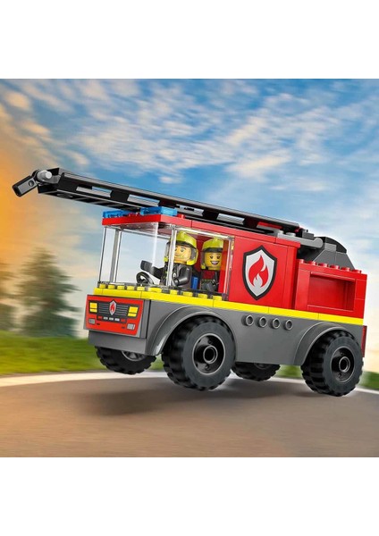 LEGO City Merdivenli Itfaiye Kamyonu 60463 Kız Erkek Çocuk Oyuncak Eğitici Oyuncaklar modelleri