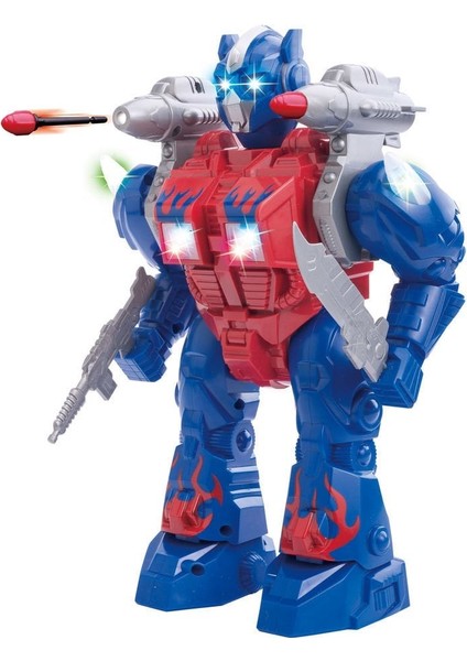 Hareketli Sesli ve Işıklı Füze Atan Robot Kız Erkek Çocuk Oyuncak Eğitici Oyuncaklar fiyatları