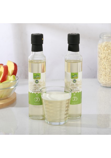 Organik Elma Suyu Konsantresi (Tatlandırıcı) 2'li Set