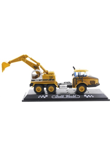 Die Cast Mini Inşaat Aracı Kepçe Kız Erkek Çocuk Oyuncak Eğitici Oyuncaklar modelleri