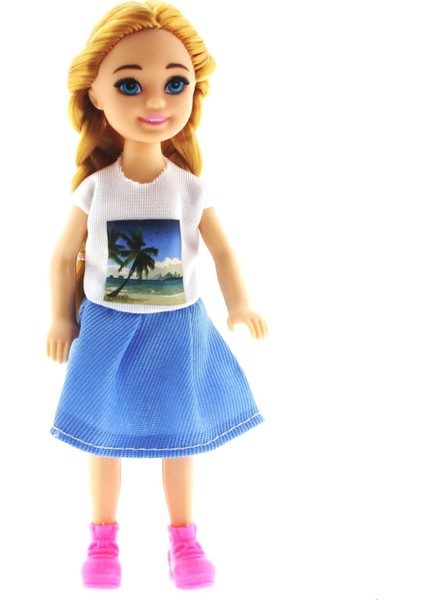 Baonier Kumsal Tshirt 14CM Sarışın Tekli Kız Bebek Kız Erkek Çocuk Oyuncak Eğitici Oyuncaklar