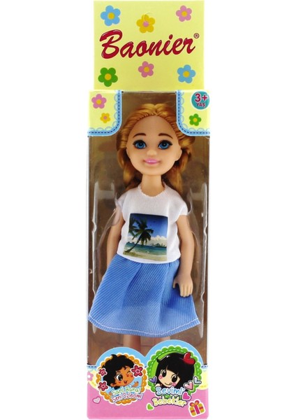 Baonier Kumsal Tshirt 14CM Sarışın Tekli Kız Bebek Kız Erkek Çocuk Oyuncak Eğitici Oyuncaklar fiyatları