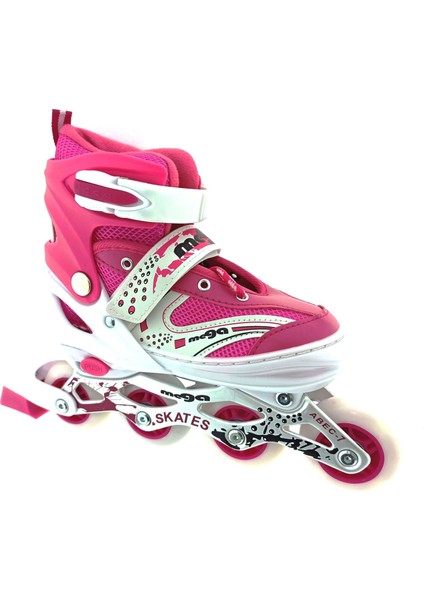 Mega Işıklı Pembe Paten - Işıklı Paten 38-41 Numaraları Arası Kullanılır Kız Erkek Çocuk Oyuncak Eği modelleri
