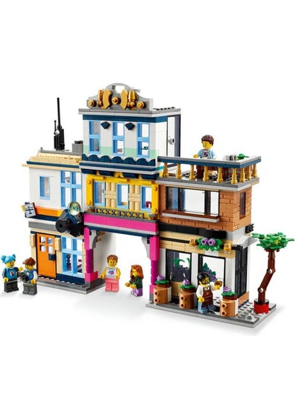 31141 LEGO Creator 3ü1 Arada Ana Cadde 1459 Parça +9 Yaş Kız Erkek Çocuk Oyuncak Eğitici Oyuncaklar modelleri