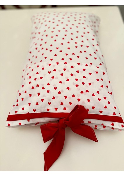 Tasarım Minik Kalpli Kurdelalı Şirin Bebek Çarşaf Yastık 35*50 Çarşaf 70*120 cm fırsatları