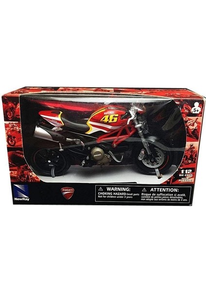 Sunman 1:12 Ducati Monster 796 N.46 Kız Erkek Çocuk Oyuncak Eğitici Oyuncaklar modelleri