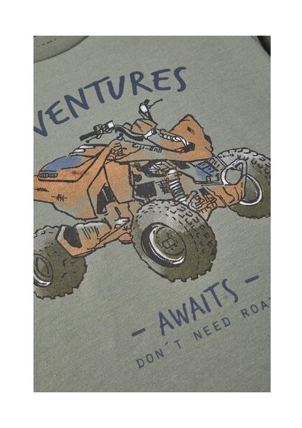 Erkek Çocuk Yeşil Uzun Kollu T-Shirt modelleri