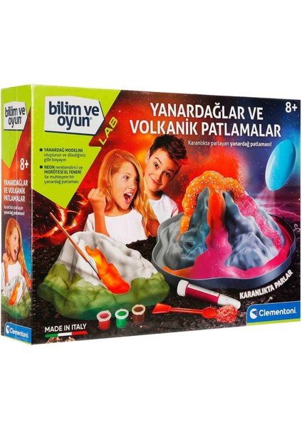 Bilim ve Oyun Yanardağlar ve Volkanik Patlamalar Kız Erkek Çocuk Oyuncak Eğitici Oyuncaklar