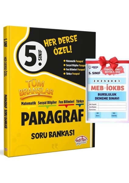 5. Sınıf Tüm Branşlar Paragraf Soru Bankası