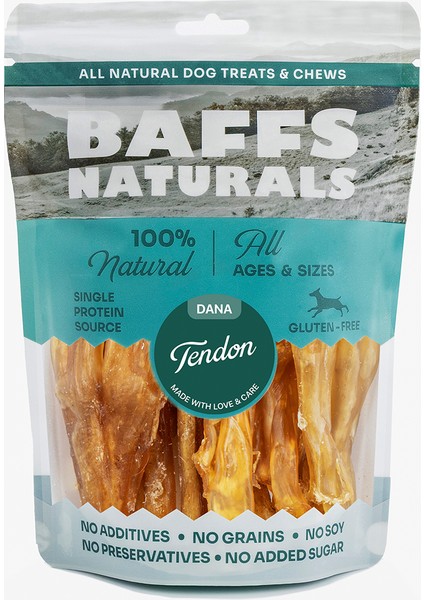 Baffs Naturals Dana Tendon Doğal Çiğnemelik Köpek Ödül Maması 100 gr