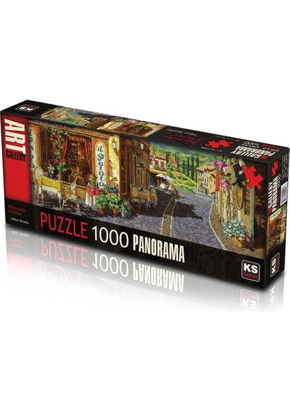 21006 Puzzle 1000/PANOROMİK Ristotant Puzzle 1000 Parça Kız Erkek Çocuk Oyuncak Eğitici Oyuncaklar