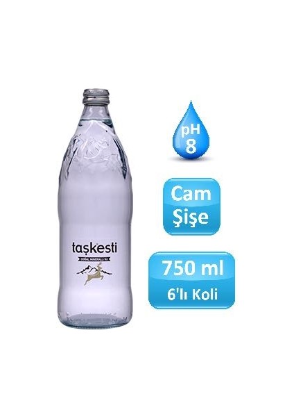 6 x 750ML Cam Şişe