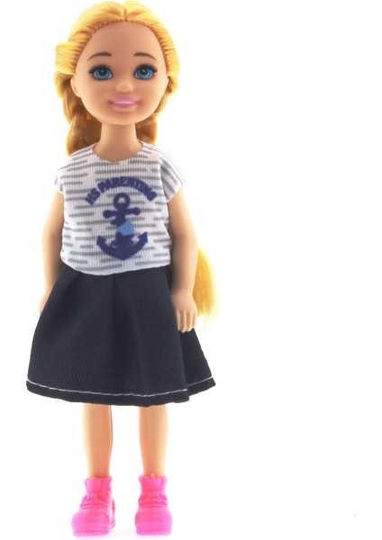 Baonier Denizci Elbiseli 14CM Sarışın Tekli Kız Bebek Kız Erkek Çocuk Oyuncak Eğitici Oyuncaklar