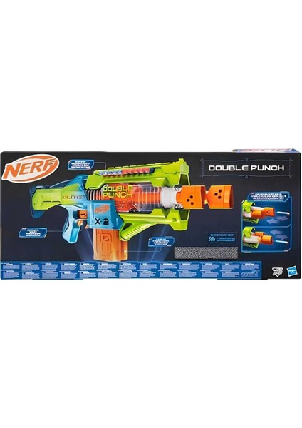 Nerf Double Punch - INT-F6363 - Nerf Elıte 2.0 Double Punch Kız Erkek Çocuk Oyuncak Eğitici Oyuncakl
