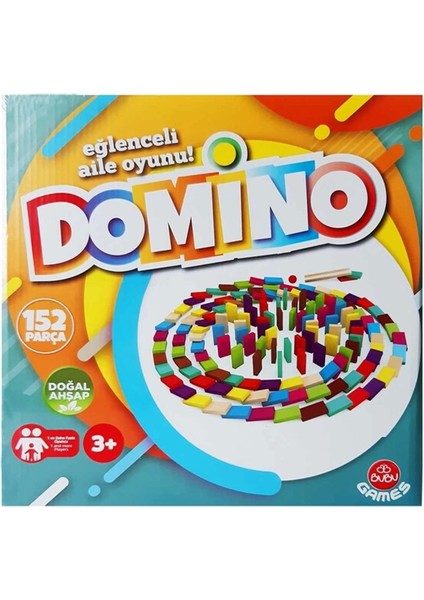 Bu-Bu Games Domino Kız Erkek Çocuk Oyuncak Eğitici Oyuncaklar