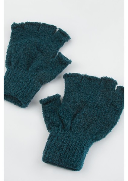 Techmrt Kesik Uçlu Eldiven-Petrol Yeşili