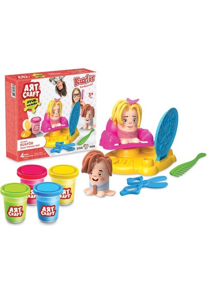 03458 Dede, Kuaför Oyun Hamur Seti Kız Erkek Çocuk Oyuncak Eğitici Oyuncaklar
