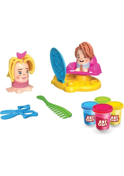 03458 Dede, Kuaför Oyun Hamur Seti Kız Erkek Çocuk Oyuncak Eğitici Oyuncaklar fiyatları