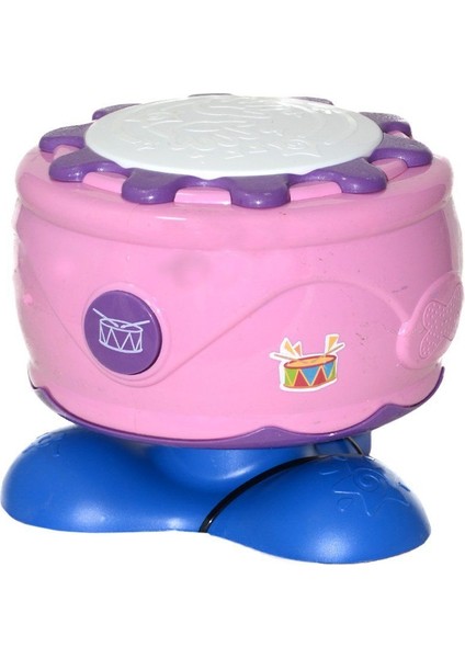 URT009-02 Pilli Işıklı Kaya Davul Pembe / +18 Ay Kız Erkek Çocuk Oyuncak Eğitici Oyuncaklar fiyatları