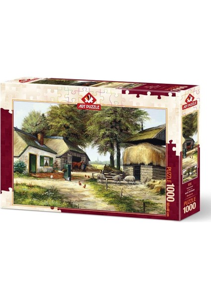 5181 Art Puzzle Çiftlik Evi 1000 Parça Puzzle Kız Erkek Çocuk Oyuncak Eğitici Oyuncaklar