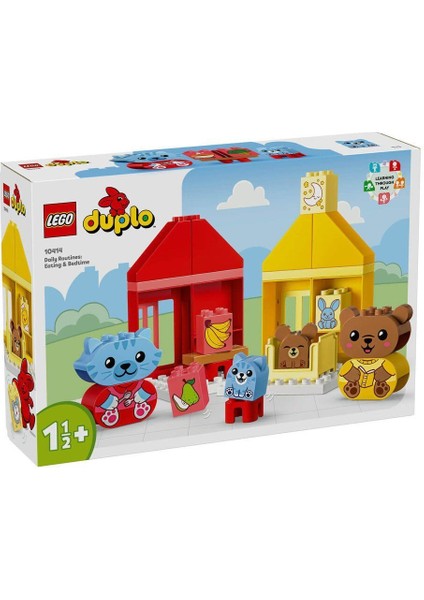 10414 Lego® Duplo® Günlük Rutinlerim: Yemek ve Uyku Zamanı 28 Parça +1,5 Yaş Kız Erkek Çocuk Oyuncak